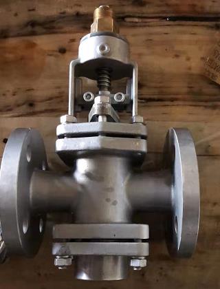 手動法蘭襯氟取樣閥