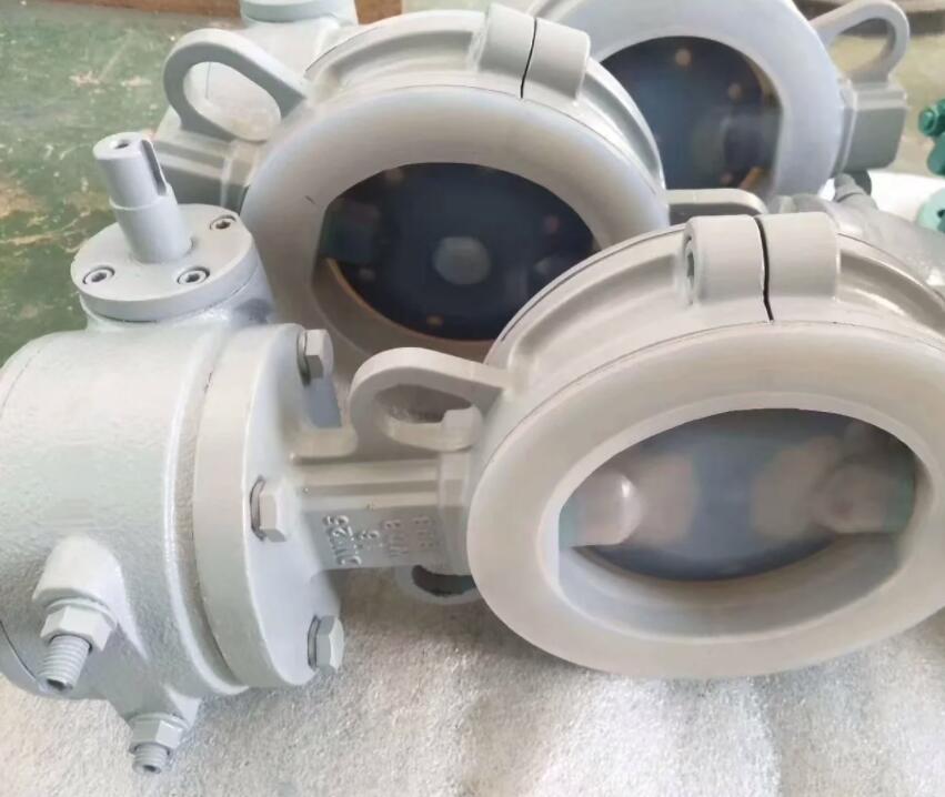 蝸輪對(duì)夾襯氟蝶閥